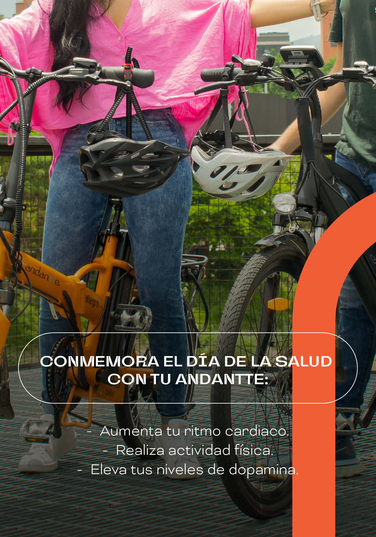 Bicicletas y día de la salud, bicicletas eléctricas. andantte, las mejores bicicletas de colombia